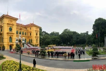 [Foto] Premier vietnamita preside recepción ceremonial en honor a su homóloga neozelandesa