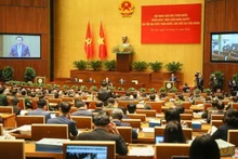 Panorama de la Conferencia Nacional de Cultura celebrada en noviembre de 2021. (Fotografía: Nhan Dan)