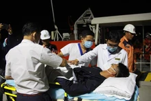 Vietnam salva a marinero chino en mar por urgencia médica. (Fotografía: VNA)