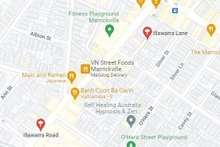 El área, visualizada en Google Map.