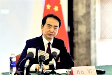 El embajador de China en Vietnam, He Wei. (Fotografía: VNA)