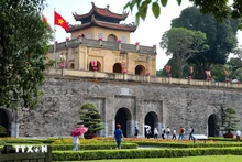 La Ciudadela Imperial de Thang Long, declarada Patrimonio de la Humanidad. (Fotografía: VNA)