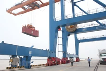 En el puerto marítimo de Hai Phong. (Fotografía: VNA)