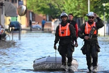 Inundaciones en Italia. (Fotografía: AFP/ VNA)