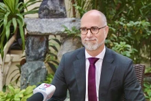 El embajador de Canadá en Vietnam, Shawn Steil. (Fotografía: VNA)