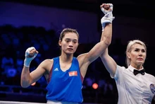 La boxeadora vietnamita Nguyen Thi Tam. (Fotografía: hanoimoi.com.vn)