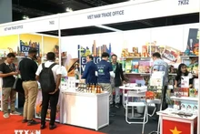 El pabellón de Vietnam en un evento internacional sobre productos halal. (Fotografía: VNA)