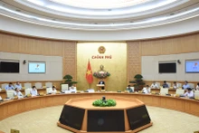 [Foto] Premier vietnamita preside reunión gubernamental sobre reorganización de unidades administrativas
