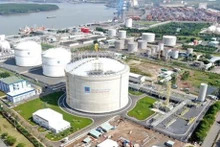 El complejo de terminales y almacenes de gas natural licuado (GNL) de Thi Vai de la Corporación de Gas de Vietnam, con sede en la provincia vietnamita de Ba Ria-Vung Tau. (Fotografía: PV Gas)