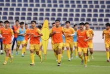 La selección de fútbol masculino sub-22 de Vietnam. (Fotografía: VNA)