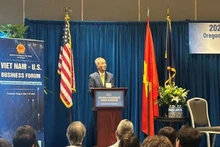 Nguyen Hong Duong, subjefe del Departamento de Mercado de Europa y América del Ministerio de Industria y Comercio de Vietnam, en la cita. (Fotografía: VNA)