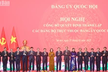 [Foto] Sesiona segunda conferencia del Buró Ejecutivo de la instancia partidista en Asamblea Nacional de Vietnam
