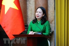 La vicepresidenta de Vietnam, Vo Thi Anh Xuan. (Fotografía: VNA)