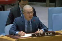 El encargado de negocios Nguyen Hoang Nguyen, subjefe de la misión de Vietnam ante las Naciones Unidas. (Fotografía: VNA)