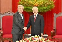 [Foto] Máximo dirigente partidista de Vietnam se reúne con líder de las Naciones Unidas