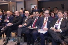 El primer ministro de Vietnam, Pham Minh Chinh, asiste a la Cumbre Empresarial entre la Asean y la UE. (Fotografía: VNA)