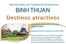 Alberga provincia vietnamita de Binh Thuan hermosos paisajes