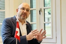 El embajador de Suiza en Vietnam, Thomas Gass. (Fotografía: VNA)