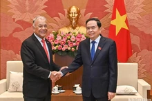 [Foto] Subjefe del Parlamento vietnamita recibe a dirigente del Partido del Trabajo de México