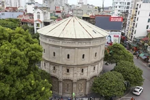 Admiran espacio artístico dentro de torre de agua Hang Dau