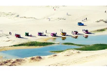 La colina de arena de Nam Cuong, en Ninh Thuan. (Fotografía: Nhan Dan)