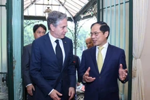 [Foto] Jefe de la diplomacia vietnamita se reúne con su homólogo de Estados Unidos