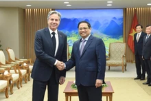 [Foto] Premier vietnamita recibe a secretario de Estado de Estados Unidos