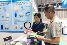 La 18 Exposición Internacional de la Industria Química de Vietnam (VINACHEM EXPO 2023) se inauguró hoy en Ciudad Ho Chi Minh. (Fotografía: VNA)