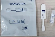 Un kit de autodiagnóstico del VIH. (Fotografía: Ministerio de Salud de Singapur)