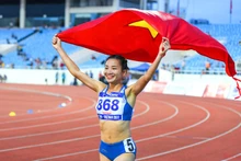 La atleta Nguyen Thi Oanh. (Fotografía: Nhan Dan)