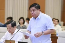 El ministro de Planificación e Inversión de Vietnam, Nguyen Chi Dung, en el evento. (Fotografía: VNA)