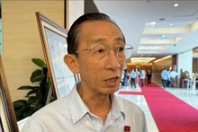 Tran Hoang Ngan, de la delegación parlamentaria de Ciudad Ho Chi Minh, en la entrevista. (Fotografía: VNA)