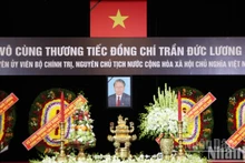 [Foto] Servicio conmemorativo por el expresidente Tran Duc Luong en Ciudad Ho Chi Minh