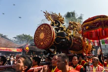 [Foto] Procesión de petardo en aldea vietnamita de Dong Ky