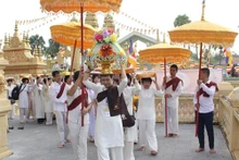 Una actividad en la Aldea de Cultura y Turismo de las Etnias Minoritarias de Vietnam. (Fotografía: qdnd.vn)