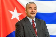 Joi Puente, consejero político de la Embajada de Cuba en Hanói. (Fotografía: VNA)