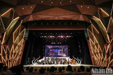 En el teatro de Ho Guom. (Fotografía: Nhan Dan)