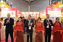 Delegados a la inauguración del evento. (Fotografía: VNA)