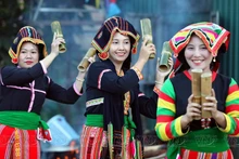 Belleza de los trajes de la etnia Cong en provincia vietnamita de Lai Chau