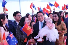 [Foto] Premier vietnamita inicia visita oficial en Australia