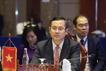 El viceministro vietnamita de Educación y Formación Nguyen Van Thuc en el evento. (Fotografía: VNA)