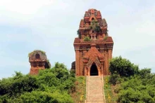 Grupo de torres Banh It, en el distrito de Tuy Phuoc, provincia de Binh Dinh. (Fotografía: VOV)