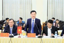 El presidente del Comité Popular provincial, Pham Dinh Nghi, en el evento. (Fotografía: VNA)