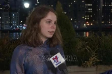 Sophie Arnstein, estudiante de la Universidad de Colombia. (Fotografía: VNA)