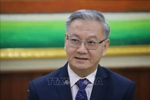 Thongsavanh Phomvihane, miembro del Comité Central del Partido Popular Revolucionario de Laos y jefe de su Comisión de Relaciones Exteriores. (Fotografía: VNA)
