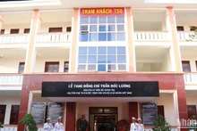 El Salón T50 del Mando Militar de la provincia de Quang Ngai es uno de los tres lugares donde se efectúa el acto. (Fotografía: Nhan Dan)