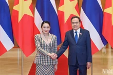 [Foto] Presidente de Asamblea Nacional recibe a primera ministra tailandesa