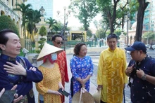Turistas chinos en Ciudad Ho Chi Minh. (Fotografía: VNA)