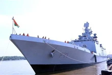 Buque de la Armada india visita Ciudad Ho Chi Minh. (Fotografía: VNA)