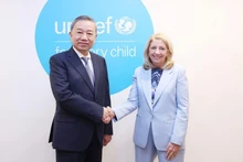 [Foto] Máximo dirigente de Vietnam se reúne con directora ejecutiva del Unicef